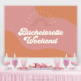 Bachelorette Wochenende Stimmung Mädchen Dame Geburtstagshintergrund